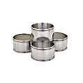 Reed & Barton Silver Serveware Pewter Kent Napkin Rings Set of 4